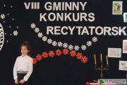 Gminny Konkurs Recytatorski, Lewiczyn 2018, foto nr 14, K.Kowalski