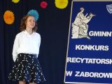 Gminny Konkurs Recytatorski w Zaborowie, foto nr 40, Emilia Tomasiak