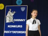 Gminny Konkurs Recytatorski w Zaborowie, foto nr 41, Emilia Tomasiak